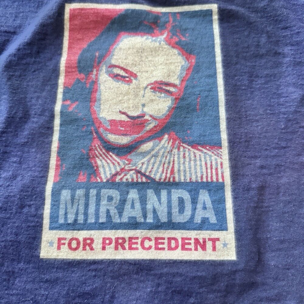 Miranda Sings For Precedent President Netflix Youtube T-Shirt Blue 2XL Very Rare
